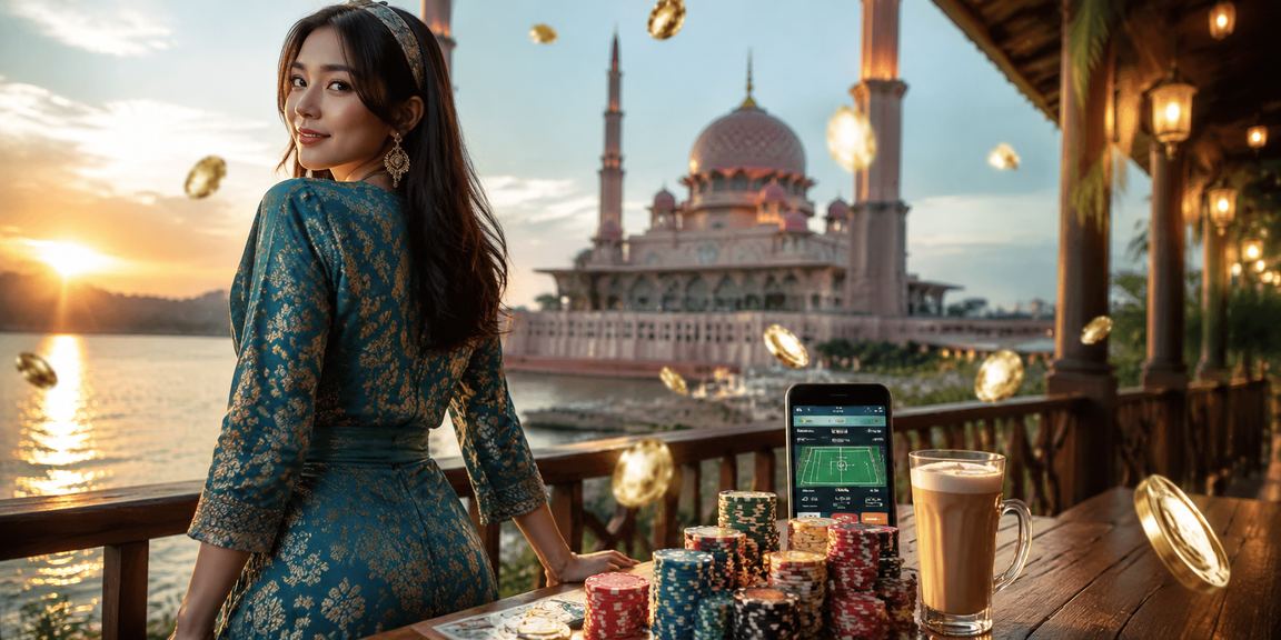 Pemain menggunakan telefon untuk akses kasino dalam talian di Putrajaya